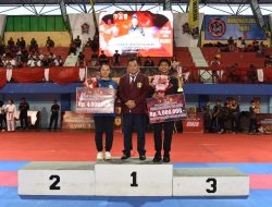 Dojo Hiu Sakti Kodiklatal Sabet Tiga Emas Open Tournament Karate Piala Panglima TNI 2024