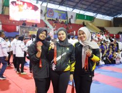 Polwan Satsamapta Polresta Sidoarjo Raih Juara 2 dan 3 Kejuaraan Karate Piala Panglima TNI