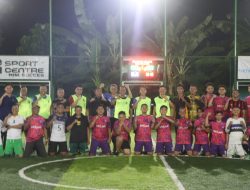 Cooling System Pilkada 2024, Polres Pasuruan Kota Gelar Mini Soccer Bareng Media