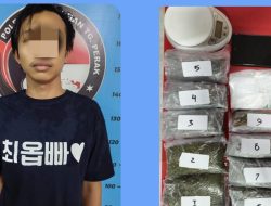 Satreskoba Polres Tanjung Perak Amankan Pengedar Ganja Kering Asal Dukuh Kupang