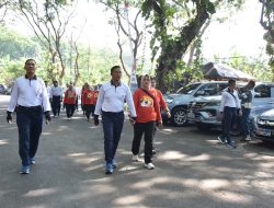 Jaga Kebugaran Tubuh, Dankodiklatal Ajak Berolahraga PJU dan Pengurus Jalasenastri