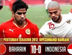 Head-to-head Timnas Bahrain Vs Timnas Indonesia: Garuda Indonesia Menang 2 Kali