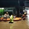 Gercep Polres Ponorogo Bantu Evakuasi Warga Terdampak Banjir