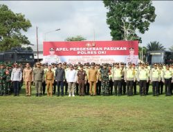 Hadiri Apel Pengecekan Pasukan Pilkada, Ini Kata Dandim 0402 OKI