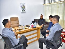 Jalin Silaturahmi, Dinas Kominfo Kampar Sambut Kalapas Kelas II A Bangkinang