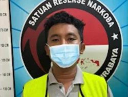 Satresnarkoba Polrestabes Surabaya Berhasil Amankan Pemuda Pengedar Barang Haram jenis Narkotika