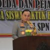 Wakapolda Jatim Beri Pembekalan Pengantar Tugas Siswa Diktuk Bintara Polri Gelombang II/2024 di SPN