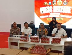 Satreskrim Polrestabes Surabaya Amankan Satu Truk Box Bermuatan Rokok Ilegal