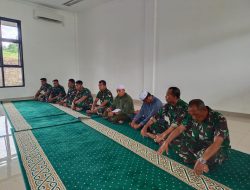 Satdik – 4 Kodiklatal Laksanakan Doa Bersama dan Pemberian Santunan Kepada Anak Yatim Piatu