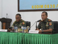 Dandim 0830/Surabaya Utara Sambut Tim Verifikasi Kodam V/Brawijaya
