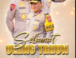 Segenap pimpinan dan Redaksi Media Warta Merdeka.com Mengucapkan Selamat Ulang Tahun Bapak Wakapolda Jawa Timur Brigjen Pol Dr Pasma Royce
