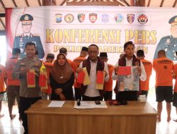 Polres Pamekasan Berhasil Ungkap Kasus Perjudian, 16 Tersangka Diamanakan