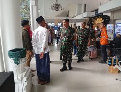 Dandim 0831/Surabaya Timur Tinjau Pengamanan di Stasiun Gubeng