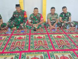 Babinsa Koramil 0830/05 Tandes Gelar Doa Bersama untuk Kelancaran Pengamanan Natal dan Tahun Baru