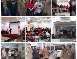 Jajaran Kecamatan Simokerto Bersama polsek dan Koramil Simokerto bersinergi Laksanakan Pengamanan Ibadah Natal Gereja Bethel dan GBI Shalom Imanuel.
