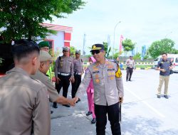 Polres Ngawi Pantau Perbatasan Jatim – Jateng, H+9 Ops Lilin Semeru 2024 Lalin Lancar