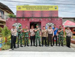 Personel Kodim 0830/Surabaya Utara Ikuti Apel Gelar Pasukan Pengamanan Malam Tahun Baru 2025