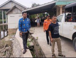 BPBD OKI Turun Langsung Menyisir Buaya Yang Ada di Sungai Ulak Depati