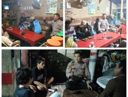 Bhabinkamtibmas Polsek Benjeng gelar Ngopi Kamtibmas Bareng Warga Sampaikan Bahaya Narkoba