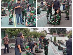 Cegah Judi Online, Dandim 0831 Surabaya Timur Periksa Ponsel Anggota