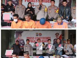 Polisi Berhasil Ungkap Jaringan Curanmor di Jember Empat Pelaku dan Penadah Diamankan 15 unit Motor Disita