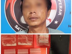 Satresnarkoba Polres Tanjung Perak Amankan Pengedar Sabu di Banjarsugihan Surabaya