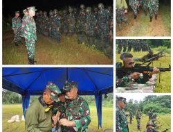Ir Kodiklatal Meninjau Lattek Siswa Dikmata TNI AL di Purboyo Malang Selatan