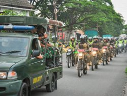 Kodim 0817/Gresik Laksanakan Patroli Wilayah Amankan Pergantian Tahun