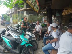 Babinsa Sidotopo Ajak Warga Tingkatkan Kamtibmas dan Gotong Royong