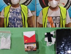 Dua Pengedar Sabu Diringkus, Polisi Sita Barang Bukti 14,474 Gram Sabu Siap Di Edarkan