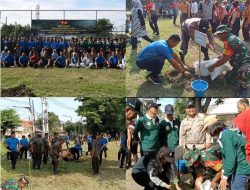 ersatu Dengan Alam, Kodim 0831Surabaya Timur Gelar Aksi Tanam Pohon