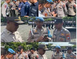 Antisipasi Penyalahgunaan Alat Komunikasi, Propam Polresta Sidoarjo Periksa HP Anggota