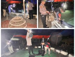 Polres Nganjuk Gerebek Lokasi Diduga Perjudian Sabung Ayam di Jatikalen