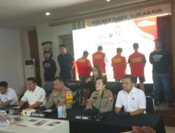 4 Orang Debt Collector Pelaku Pengeroyokan Tjetjep M Yasin Di Rumah Makan Bapak Proko Telah Di Ringkus Polrestabes Surabaya