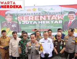 Kapolda Sumsel Hadiri Penanaman Jagung Serentak Satu Juta Hektar Mendukung Ketahanan Pangan 2025