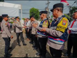 Kapolrestabes Surabaya kunjungi Polsek Gunung Anyar, Pastikan pelaksanaan tugas berjalan optimal