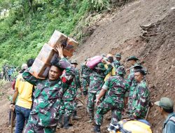 Kesigapan Prajurit Korem 081/DSJ Diuji dalam Aksi Penanggulangan Bencana Alam