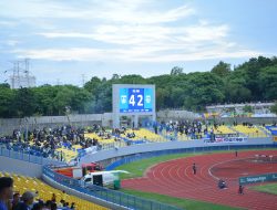 Berjalan Kondusif, Polres Gresik Gelar Pengamanan Pertandingan Gresik United vs Persibo Bojonegoro