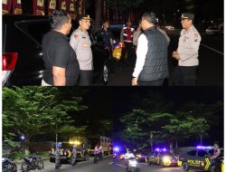 Polresta Banyuwangi Gelar Patroli Gabungan Skala Besar Antisipasi Balap Liar