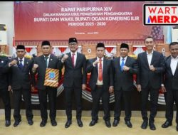 DPRD OKI Gelar Paripurna Usulan Pengesahan Pelantikan Bupati Wakil Bupati Terpilih Januari 10,2025