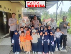 Melalui PSA, Polsek Gumelar Polresta Banyumas Tanamkan Disiplin Siswa PAUD Rahayu 2