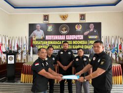 Pengurus PBFI Kabupaten Kampar Periode 2025-2030 Resmi di Kukuhkan dan di Lantik.