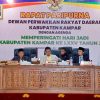 Pasca Penetapan Oleh KPU, DPRD Kampar Umumkan Bupati/Wakil Bupati Kampar Terpilih Melalui Paripurna. 