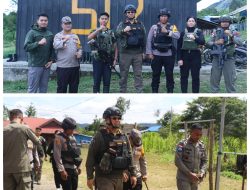 Kasatgas Humas Ops Damai Cartenz Kunjungi Pos Brimob di Oksibil dan Serambakon, Berikan Motivasi kepada Personel