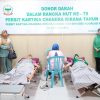 Setetes Darah Sejuta Harapan, Kodim 0808/Blitar Gelar Donor Darah Sambut HUT Persit Ke 79