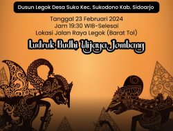 Saksikan Gebyar Puncak Tradisi Ruwah Dusun Legok Desa Suko Sukodono Sidoarjo
