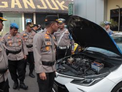 Polres Nganjuk Gelar Apel Operasi Keselamatan Semeru 2025 Jelang Idul Fitri