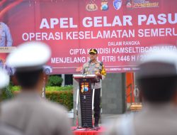 Polres Gresik Gelar Apel Operasi Keselamatan Semeru 2025