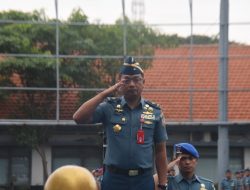 Tunjukkan Semangat Cinta Tanah Air, Dirum Kodiklatal Pimpin Upacara Bendera