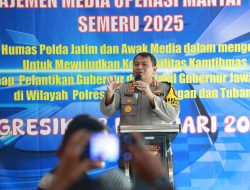 Polda Jatim Gandeng Media Jaga Kondusifitas Jelang Pelantikan Gubernur dan Wakil Gubernur Jawa Timur